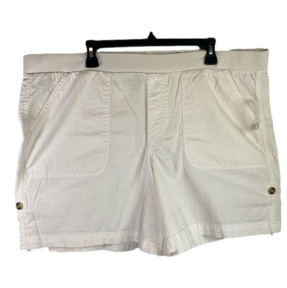 Sonoma White Easy Pull On Utility Shorts NWT Size XXL SKU0403 - Picture 6 of 7